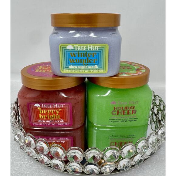Tree Hut Other - Tree Hut Holiday Body Scrub Bundle - Winder Wonder, Berry Bright & Holiday Cheer